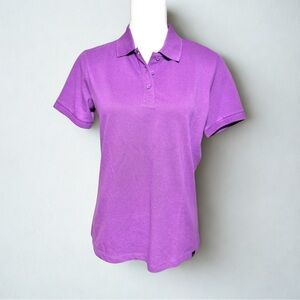 NWT Piombo Women's Purple Polo Shirt 100% Cotton Size Small